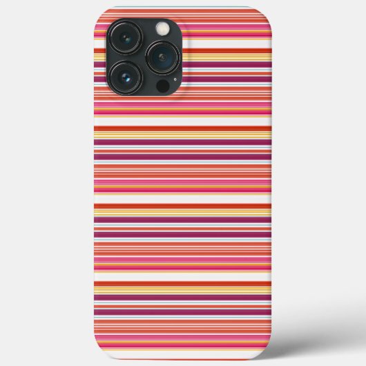 Coques Case-Mate iPhone Jolies rayures roses marron (Verso)