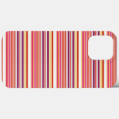 Coques Case-Mate iPhone Jolies rayures roses marron (Verso (horizontal))