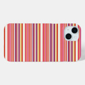 Coques Case-Mate iPhone Jolies rayures roses marron (Verso (horizontal))