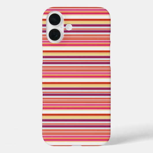 Coques Case-Mate iPhone Jolies rayures roses marron (Verso)