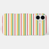 Coques Case-Mate iPhone Jolies rayures vert jaune (Verso (horizontal))