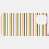 Coques Case-Mate iPhone Jolies rayures vert jaune (Verso (horizontal))