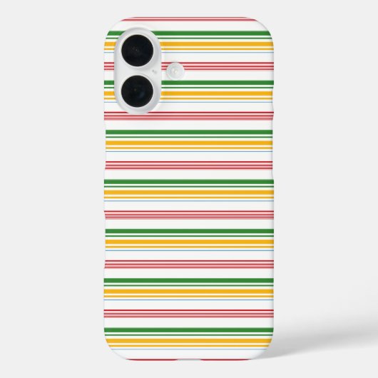 Coques Case-Mate iPhone Jolies rayures vert jaune (Verso)
