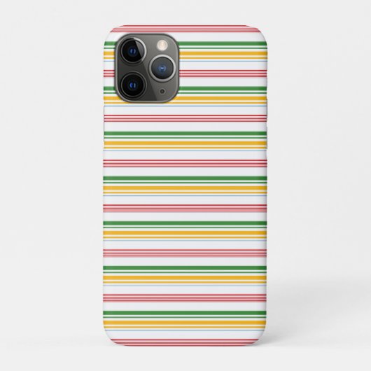 Coques Case-Mate iPhone Jolies rayures vert jaune (Dos)