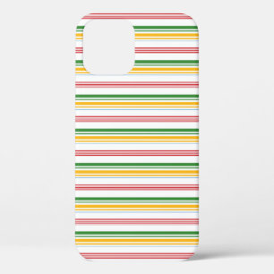Case-Mate iPhone Case Jolies rayures vert jaune