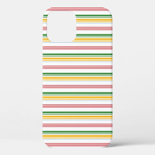 Coques Case-Mate iPhone Jolies rayures vert jaune (Verso)