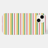 Coques Case-Mate iPhone Jolies rayures vert jaune (Verso (horizontal))