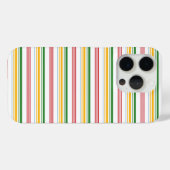 Coques Case-Mate iPhone Jolies rayures vert jaune (Verso (horizontal))