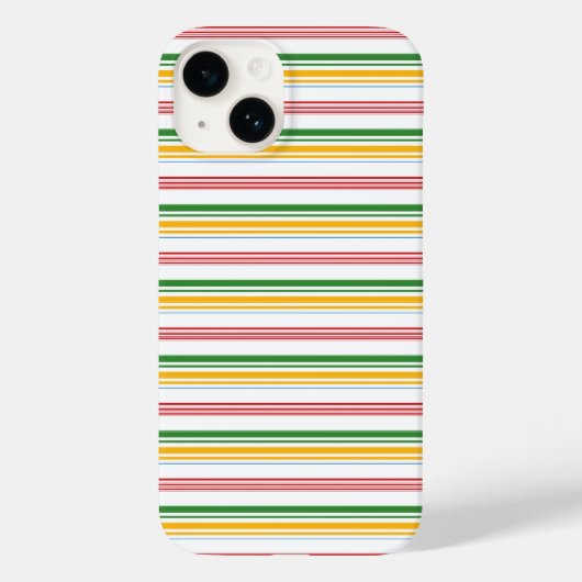 Coques Case-Mate iPhone Jolies rayures vert jaune (Verso)