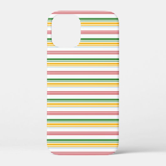 Coques Case-Mate iPhone Jolies rayures vert jaune (Verso)