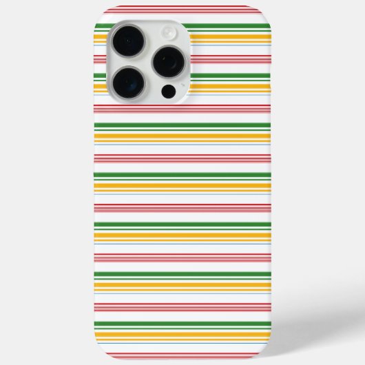 Coques Case-Mate iPhone Jolies rayures vert jaune (Verso)