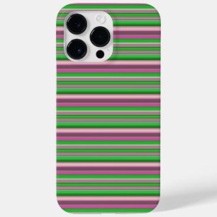 Coque Pour Pour iPhone 14 Pro Max Jolies rayures vert violet