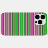 Coques Case-Mate iPhone Jolies rayures vert violet (Verso (horizontal))