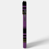 Coques Case-Mate iPhone Jolies rayures violettes (Verso / Gauche)