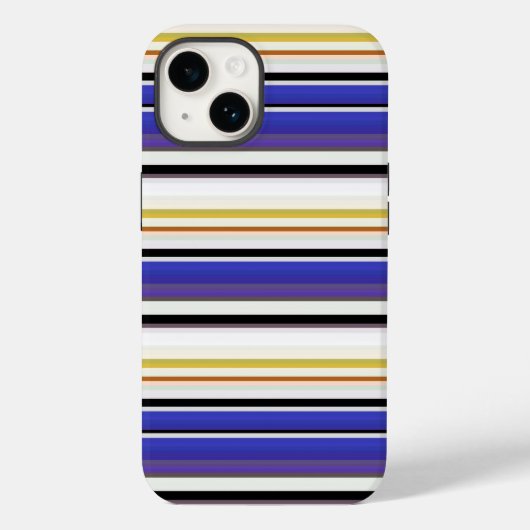 Coques Case-Mate iPhone Jolies rayures violettes blanches (Verso)