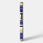 Coques Case-Mate iPhone Jolies rayures violettes blanches (Verso / Gauche)