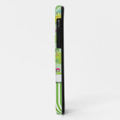 Coques Case-Mate iPhone jolis grenouilles funky heureux et rayures (Dos/Gauche)