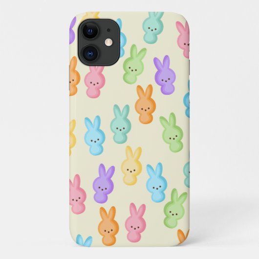 Coques Case-Mate iPhone Jolis lapins de Pâques en guimauve (Dos)