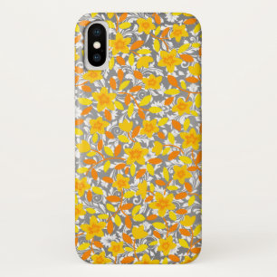 Case-Mate iPhone Case Jolis motifs de fleurs orange jaune blanc