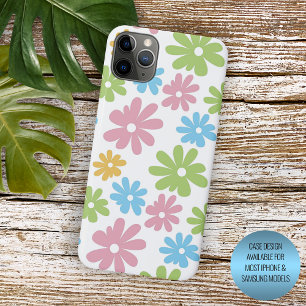 Case-Mate iPhone Case Jolis motifs floraux aux couleurs estivales rétro