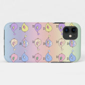 Coques Case-Mate iPhone Jolis Oiseaux Pastel (Dos (Horizontal))