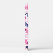 Coques Case-Mate iPhone Jolis Papillons Roses (Verso / Droite)