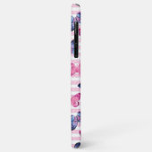 Coques Case-Mate iPhone Jolis Papillons Roses (Dos/Gauche)