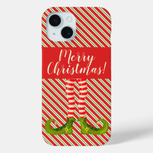 Coque Pour iPhone 15 Jolly Jolly Elf Jambes et bandes