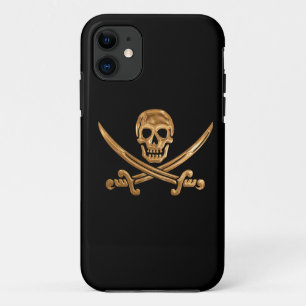 Etui iPhone Case-Mate Jolly roger d'or
