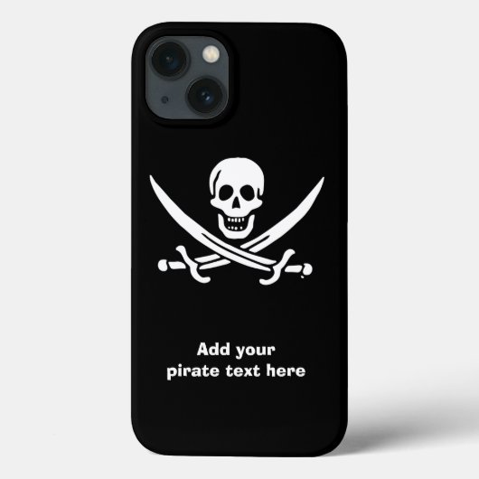 Coques Case-Mate iPhone Jolly roger drapeau de pirate (Verso)