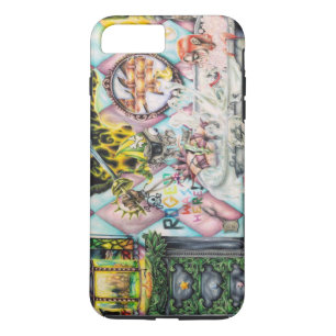 Coque iPhone 7 Plus Jolly roger du pirate fantôme - OEuvre d'art