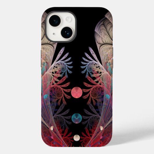 Coques Case-Mate iPhone Jonglage Abstrait Moderne Fantaisie Art Fractal (Verso)
