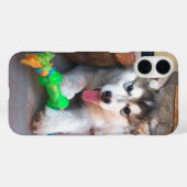 Coques Case-Mate iPhone Jote Alaskan Malamute Puppy Photo (Verso (horizontal))