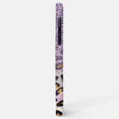 Coques Case-Mate iPhone Jote fille violet & or Parties scintillant Emprein (Dos/Gauche)