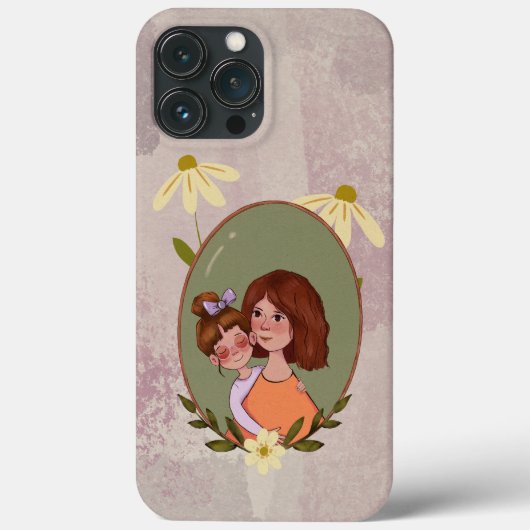 Coques Case-Mate iPhone Jote Mère & Enfant Illustration Téléphone Case (Verso)