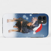 Coques Case-Mate iPhone Jote Rottweiler Chien Noël Santa Hat Étoiles de ne (Dos (Horizontal))