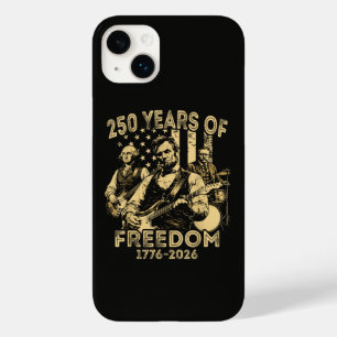Coque Pour iPhone 14 Plus Jouer de la guitare 4 juillet 250e anniversaire