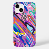 Coques Case-Mate iPhone Jouer en couleur Art Abstrait (Verso)
