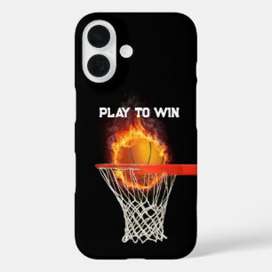 Coques iPhone 16 JOUER POUR GAGNER LE Basket-ball Cadeaux de spor