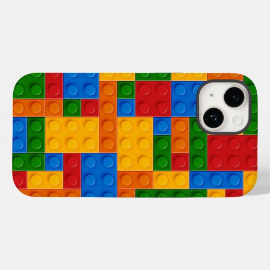 Coques Case-Mate iPhone Jouet en brique (Verso (horizontal))
