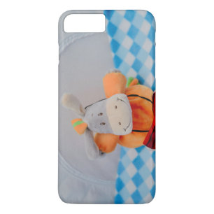 Coque iPhone 7 Plus Jouet mignon avec un bowtie rouge