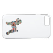 Coques Case-Mate iPhone Jouet Poodle Chien Geo Silhouette Plaid (Dos (Horizontal))
