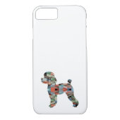 Coques Case-Mate iPhone Jouet Poodle Chien Geo Silhouette Plaid (Dos)