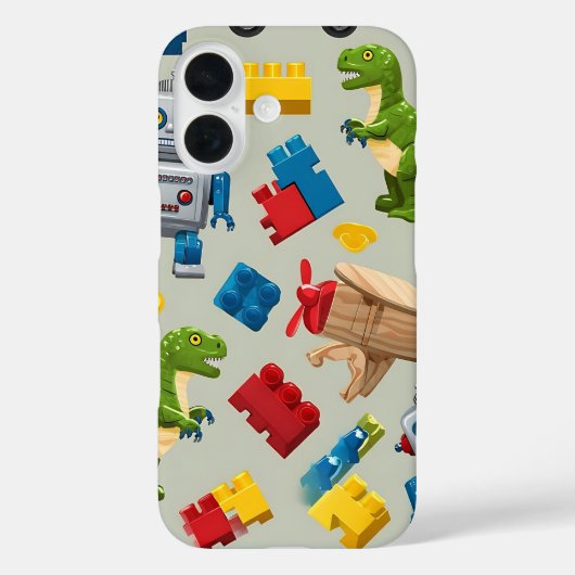 Coques Case-Mate iPhone Jouets pour garçons (Verso)