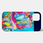 Coques Case-Mate iPhone JOUEUR D'ACCORDION DANS L'Aquarelle DE NUIT (Verso (horizontal))