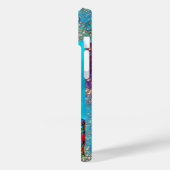 Coques Case-Mate iPhone JOUEUR D'ACCORDION DANS LE MONOGRAM D'Aquarelle DE (Verso / Gauche)