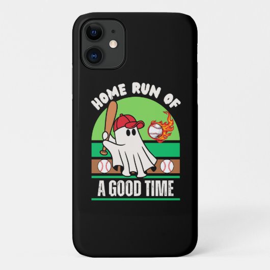 Coques Case-Mate iPhone Joueur de baseball fantôme Halloween (Dos)
