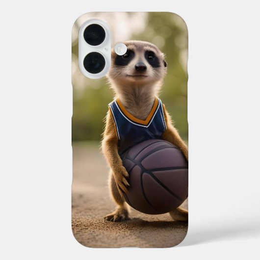 Coques Case-Mate iPhone Joueur de basket-ball junior suricate (Verso)