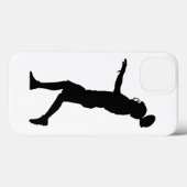 Coques Case-Mate iPhone Joueur de football américain (Verso (horizontal))