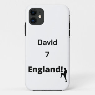 Case-Mate iPhone Case Joueur de football anglais personnalisable